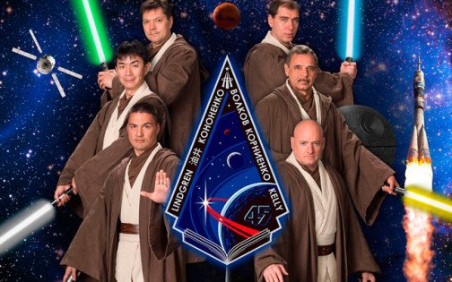 La NASA disfraza a los astronautas de la Estación Espacial Internacional de Jedi