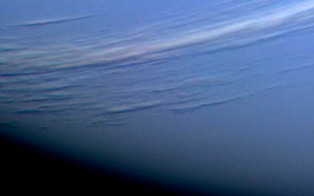 Las primeras imágenes que mostraron nubes en la atmósfera de Neptuno