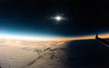 La sombra de la Luna durante un eclipse solar