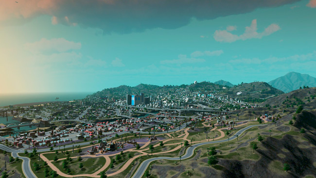 Recrean la ciudad de Los Santos en el videojuego Cities: Skylines