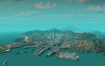 Recrean la ciudad de Los Santos en el videojuego Cities: Skylines