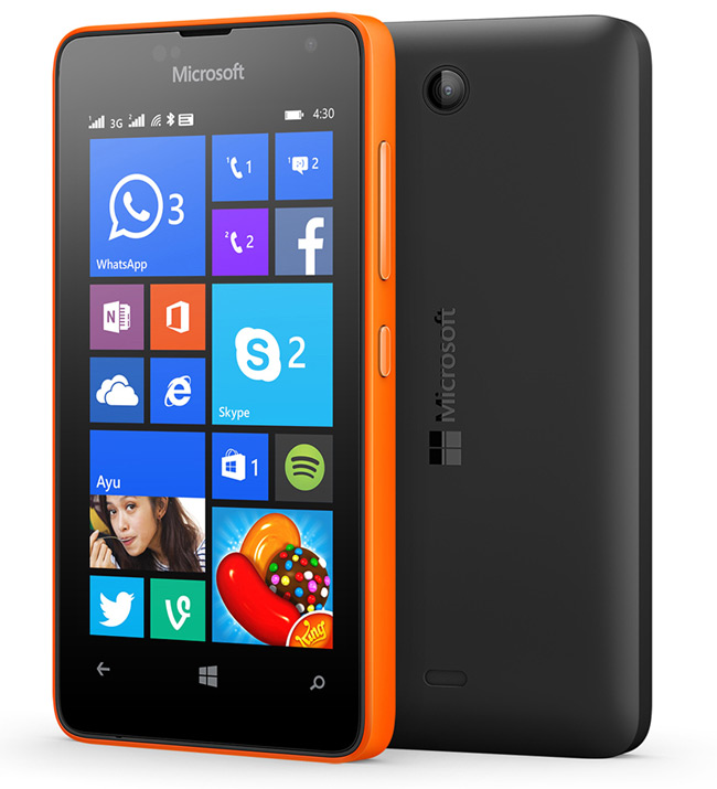 Microsoft presenta el Lumia 430 Dual SIM: sólo cuesta 65 euros