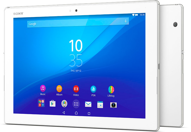 Sony Xperia Z4 Tablet, con pantalla de 10,1 pulgadas y resolución 2K