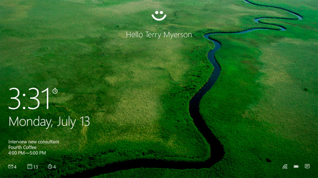 Windows Hello permite utilizar tu cara y huellas dactilares como contraseña