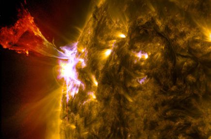 Asombrosa erupción solar captada por la NASA