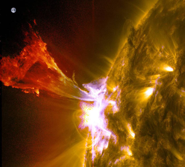 Asombrosa erupción solar captada por la NASA
