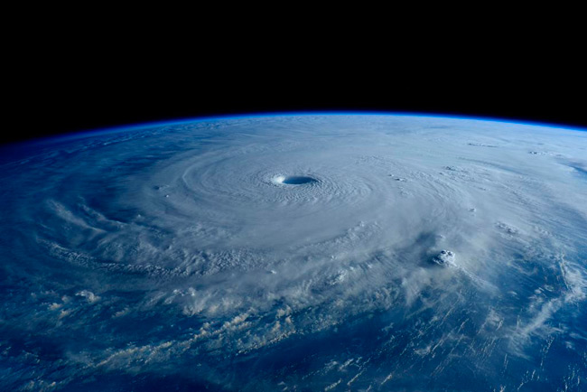 Increíbles imágenes del tifón Maysak visto desde el espacio