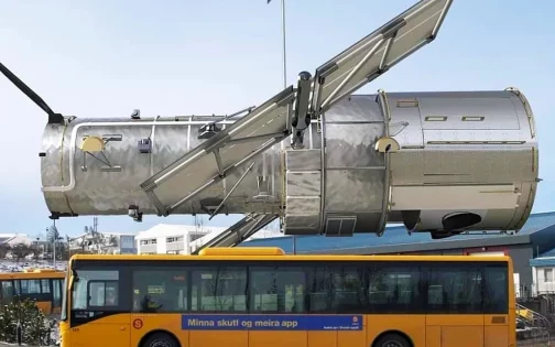 Tamaño del Telescopio Espacial Hubble