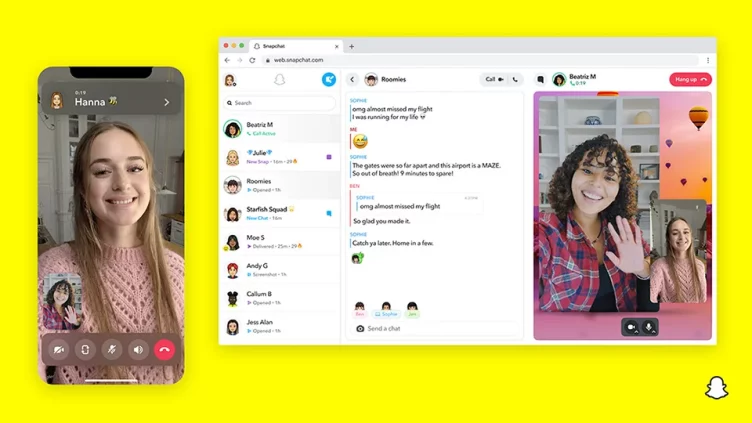 Snapchat for Web permite utilizar esta app desde el ordenador