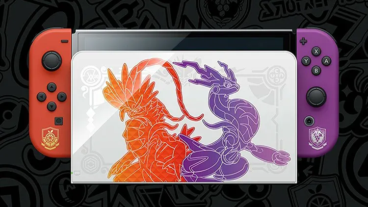 Edición especial de la Nintendo Switch OLED basada en Pokémon Escarlata y Púrpura