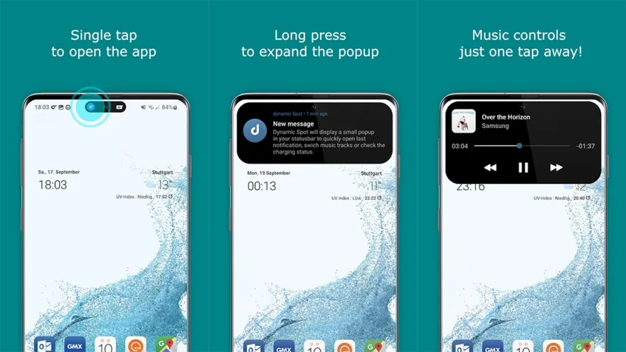 Android ya tiene una app que copia la Dynamic Island de Apple