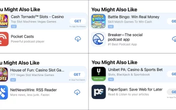 La App Store está mostrando anuncios de sitios de apuestas al lado de apps para niños