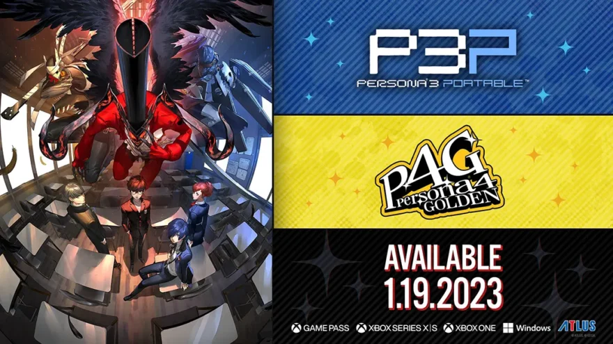 Persona 3 Portable y Persona 4 Golden a la venta en enero para la Switch, PS4, Xbox y PC