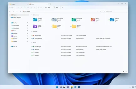 La nueva actualización para Windows 11 añade pestañas al Explorador de Archivos