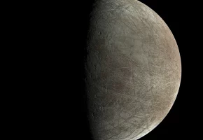 La Luna Europa vista desde la sonda espacial Juno