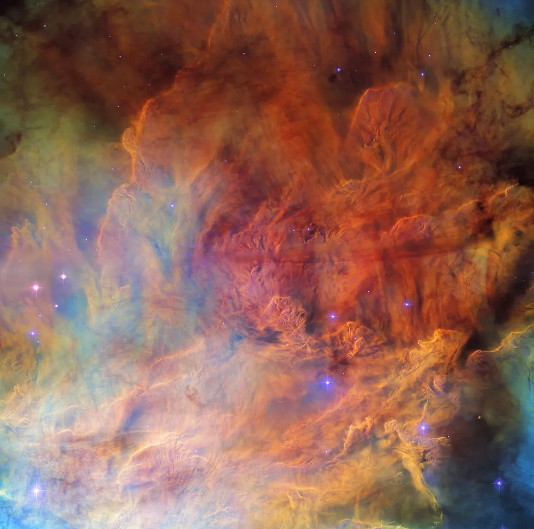 La Nebulosa de la Laguna fotografiada por el telescopio espacial Hubble