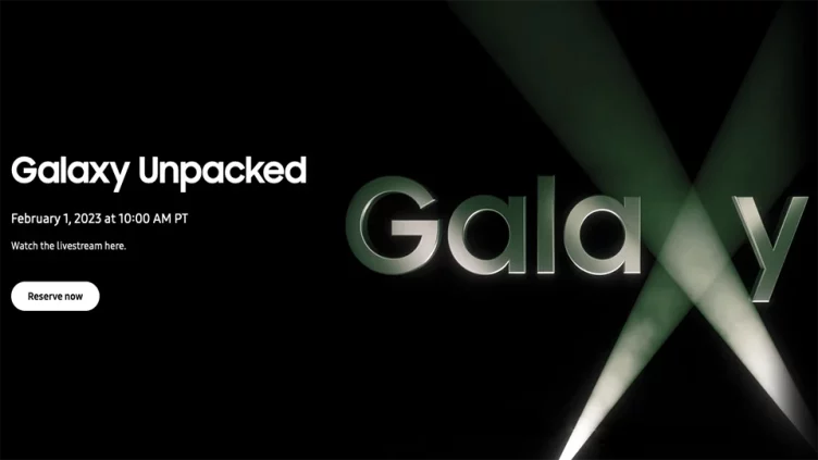 Es oficial: el Galaxy Unpacked 2023 se celebrará el 1 de febrero