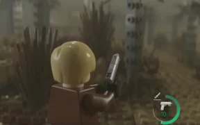 La icónica escena inicial de Resident Evil 4 ha sido recreada con Lego
