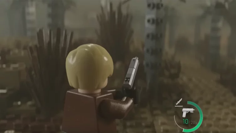 La icónica escena inicial de Resident Evil 4 ha sido recreada con Lego