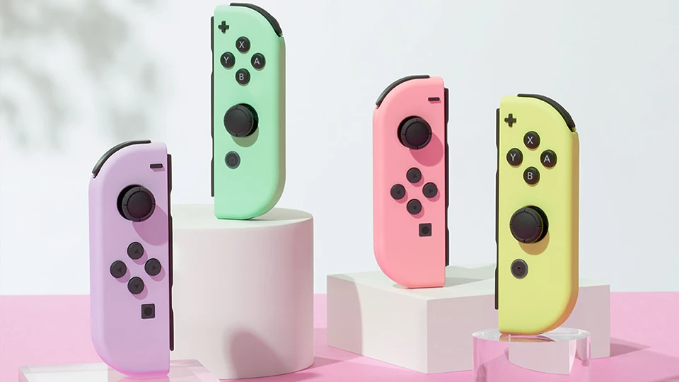 Nintendo revela cuatro nuevos Joy-Con en colores pastel para la Switch