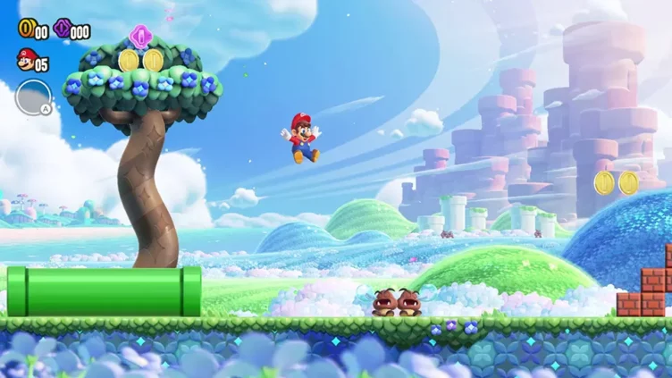 Super Mario Bros Wonder tiene un tamaño de solo 4,5 GB