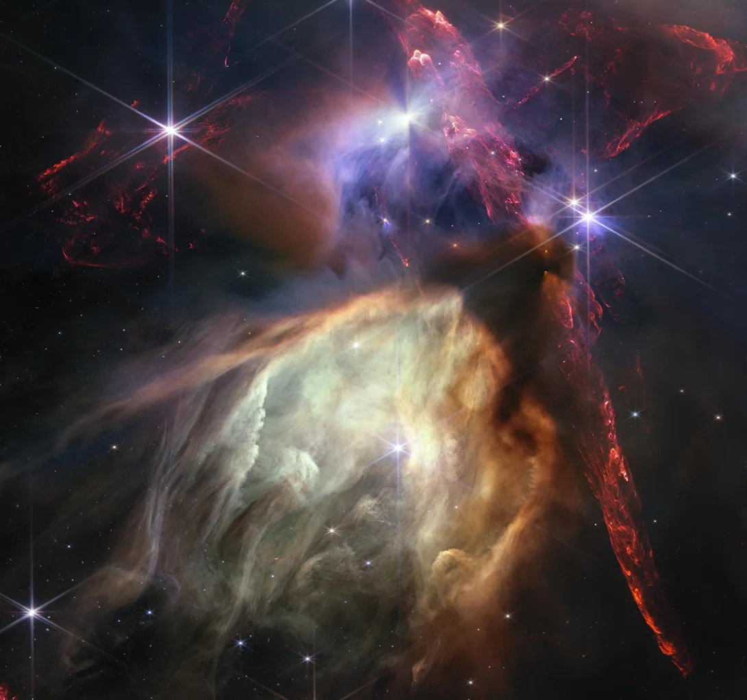 El sistema de nubes Rho Ophiuchi, el vivero estelar más cercano a la Tierra