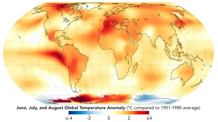 El verano de 2023 ha sido el más caluroso desde que se toman registros