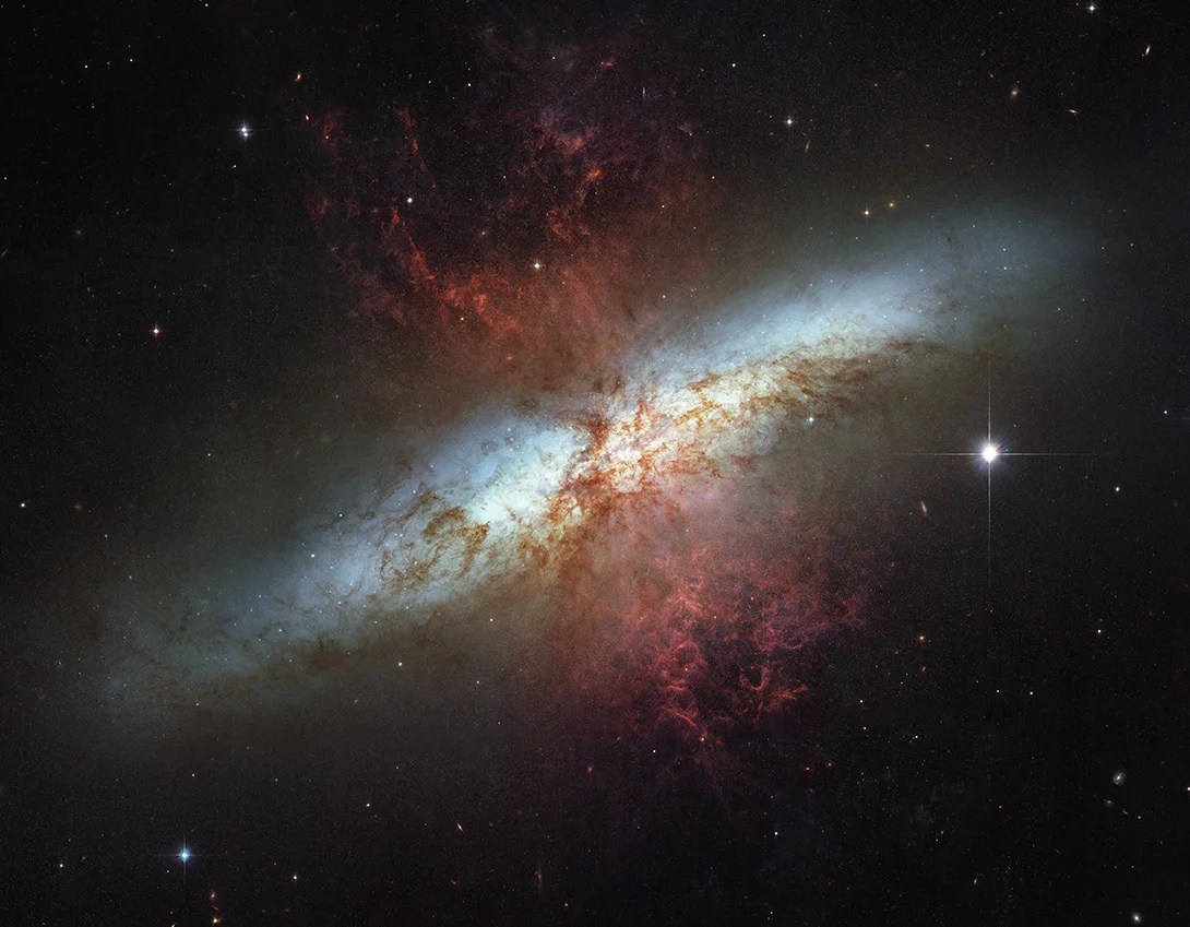 La galaxia Messier 82