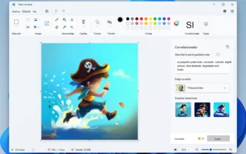 Microsoft Paint permite desde ahora crear imágenes a partir de descripciones