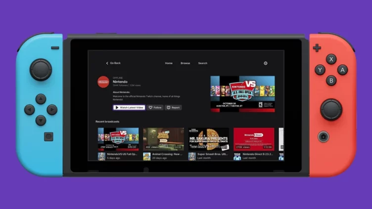 La app de Twitch va a dejar de funcionar en la Nintendo Switch