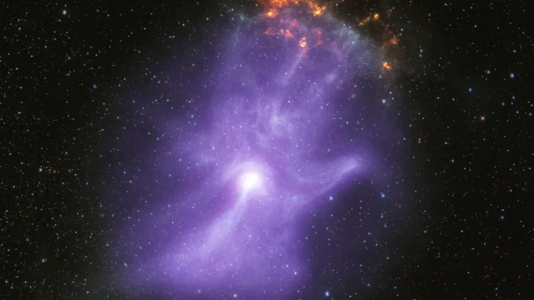 La NASA muestra los "huesos" de una mano cósmica
