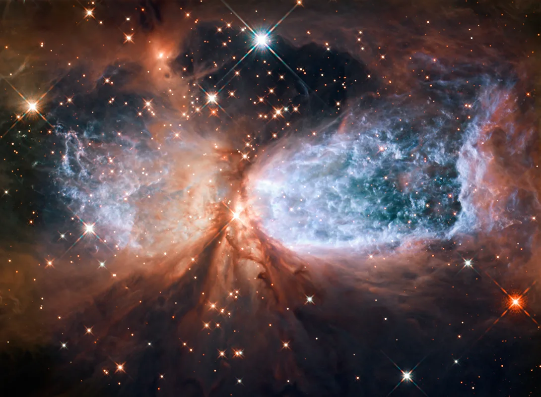 La Nebulosa Sharpless 2-106, el Ángel de Nieve Cósmico
