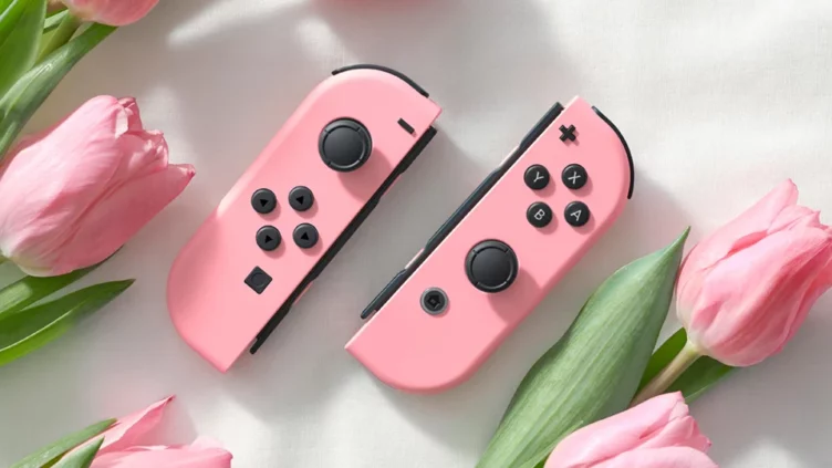 Nintendo va a vender unos Joy-Con rosa junto con Princess Peach: Showtime!