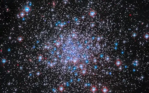El cúmulo globular NGC 2298, visto por el telescopio Hubble