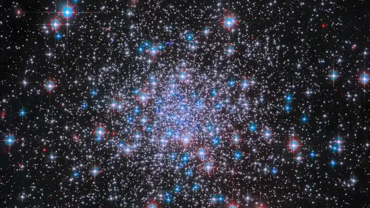 El cúmulo globular NGC 2298, visto por el telescopio Hubble