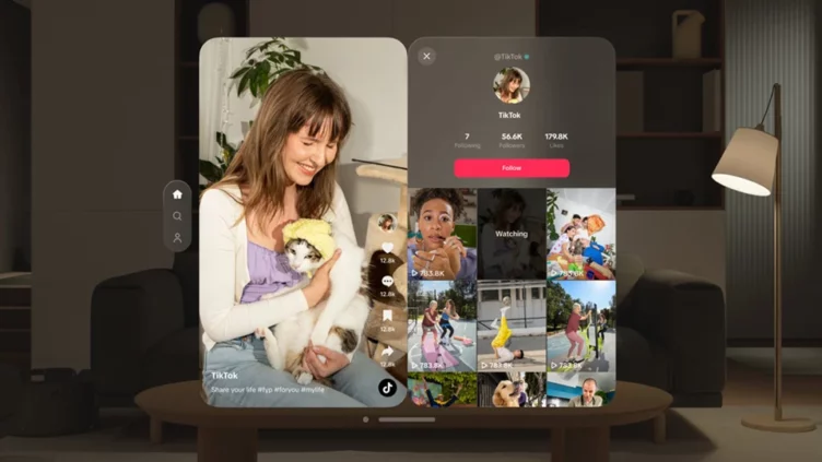 El Apple Vision Pro cuenta desde hoy con una app nativa de TikTok