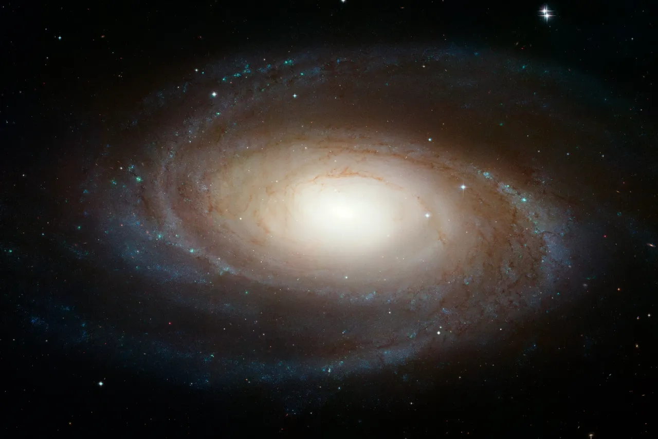 La galaxia espiral M81 retratada por el telescopio espacial Hubble