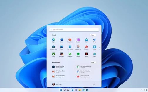 La última beta de Windows 11 incluye anuncios en el menú de inicio