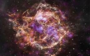 La supernova Cassiopeia A vista por los telescopios espaciales James Webb y Chandra