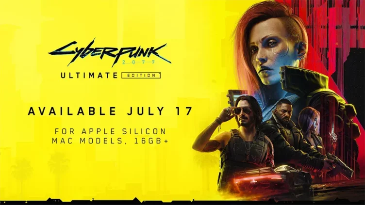 Cyberpunk 2077: Ultimate Edition disponible para Mac a partir del 17 de julio