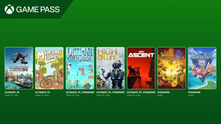 Tony Hawk’s Pro Skater 3 + 4, Rise of the Tomb Raider y Trials of Mana llegan a Game Pass