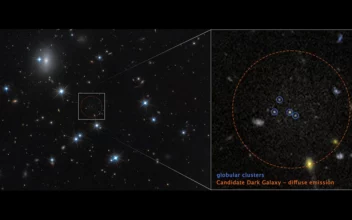 Detectada una galaxia formada casi exclusivamente por materia oscura