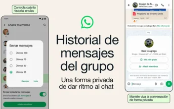 WhatsApp añade un historial de mensajes en grupo
