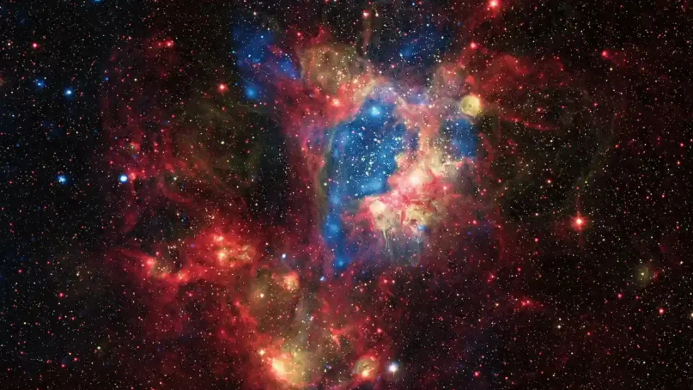 La nebulosa de emisión y superburbuja N44